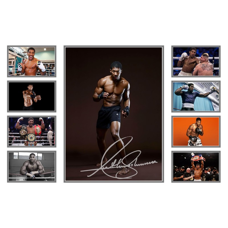 Anthony Joshua Signed Poster Print- Limited Edition Autograph Fan Gift