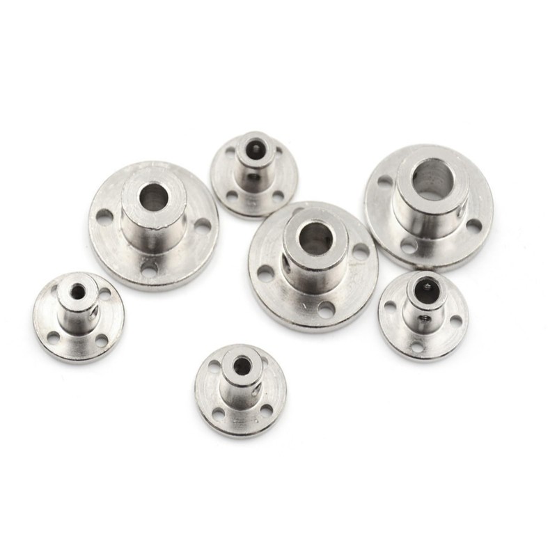 7mm Flange Shaft Fitting 2pcs Rigid Flange Coupling Motor Guide