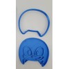 Sonic Knuckles the Hedgehog Cookie Cutter & Stamp