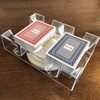 Yuanhe 2 Deck Rotating-Revolving Playing Card Tray, Card Holder