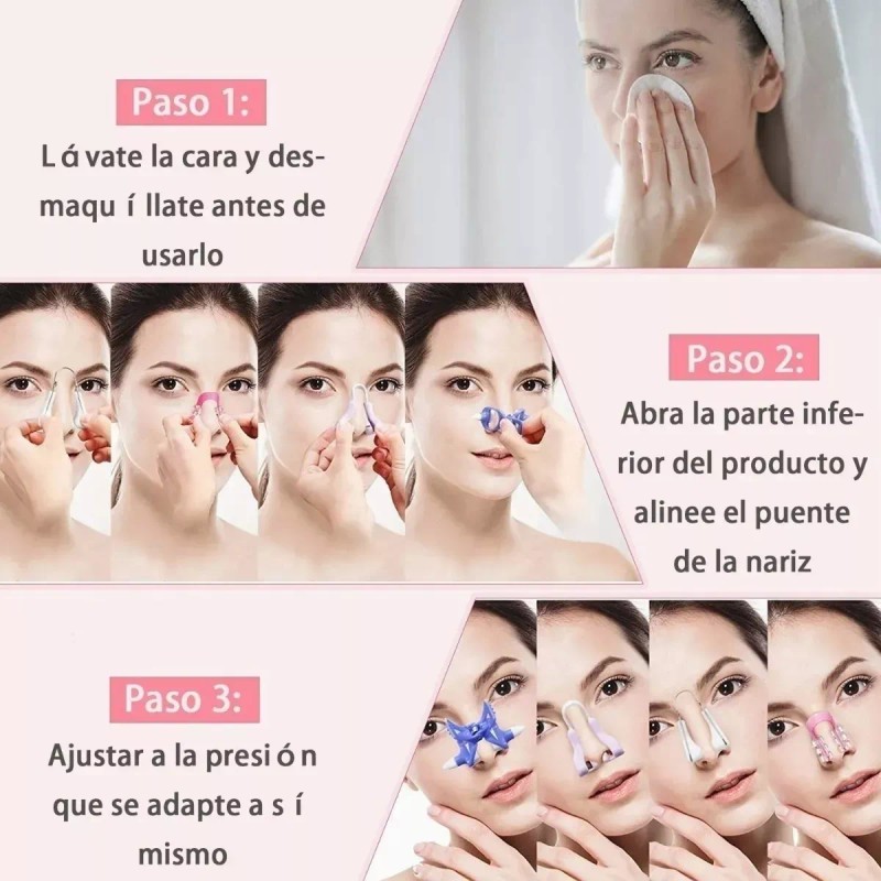 BOGENIANTE 6pzs Respingador Nasal Corrector De Nariz / Corrector Nasal