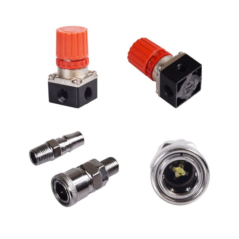 FBANG Air Compressor Pressure Regulator with Dial Indicator, 0-175 PSI