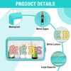 Iqimott - Bolsa de parches de felpilla transparente para medicamentos,