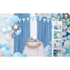 Baby Blue Sequin Backdrop Curtains 2 Pieces 2ftx8ft Glitter Baby