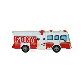 Artisan Owl FDNY Firetruck Refrigerator Magnet - New York City Tourist Souvenir Gift