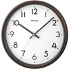MAG W-768BR-Z Wall Clock, Radio Clock, Analog, Torte, Night Second