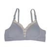 Wireless Nursing Bra V Shape Breastfeeding Breathable Maternity Bra with
