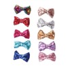 BAOFUYA 10pcs/Set Pet Dog Cat Hair Clips Cute Bowknot Bright