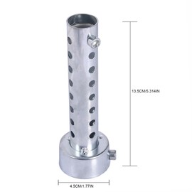 Universal Motorcycle Exhaust Can DB Killer Muffler Baffle Insert KIMISS Universal Motocicleta Escape Can DB Killer Silenciador Baffle Insert Silver (45 mm)