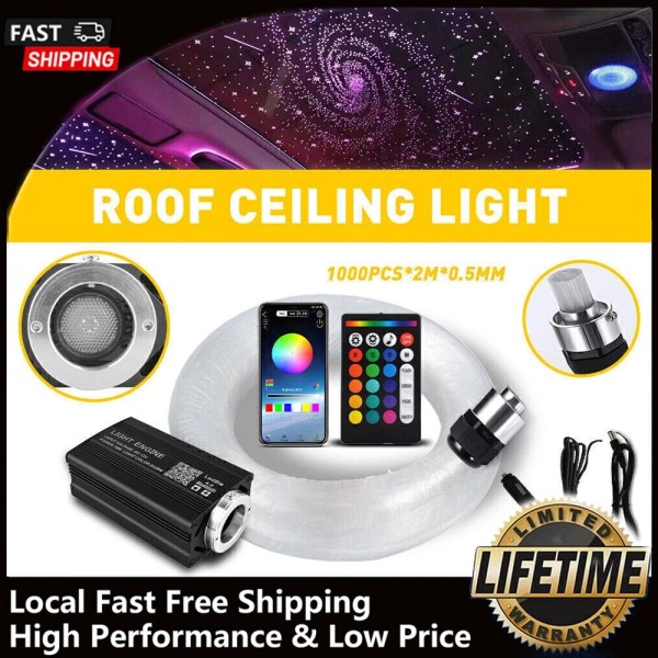 Gearzaar 1000PC Home Car Headliner Star Light kit Roof Twinkle