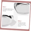 OHPHCALL 3pcs Jewelry Scale Trays Digital Scale Pans Stainless Steel