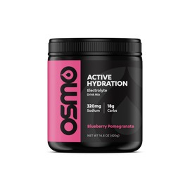 Osmo Active Hydration Electrolyte Powder (20 Servings) - Includes Sodium, Magnesium, Potassium, Carbs & Vitamins, Cane Sugar - All Natural Ingredients, 3X Faster Hydration, Boosts Power & Endurance