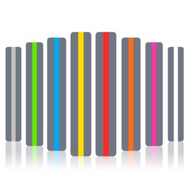 32 Pieces Guided Reading Strips/Colored Overlay/Highlight Strips/Highlighter/Bookmark/Assorted Colors Help with Dyslexia for Children and Teacher Supply Assistant