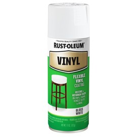Rust-Oleum 1911830 Specialty Vinyl Spray Paint, 12 oz, White