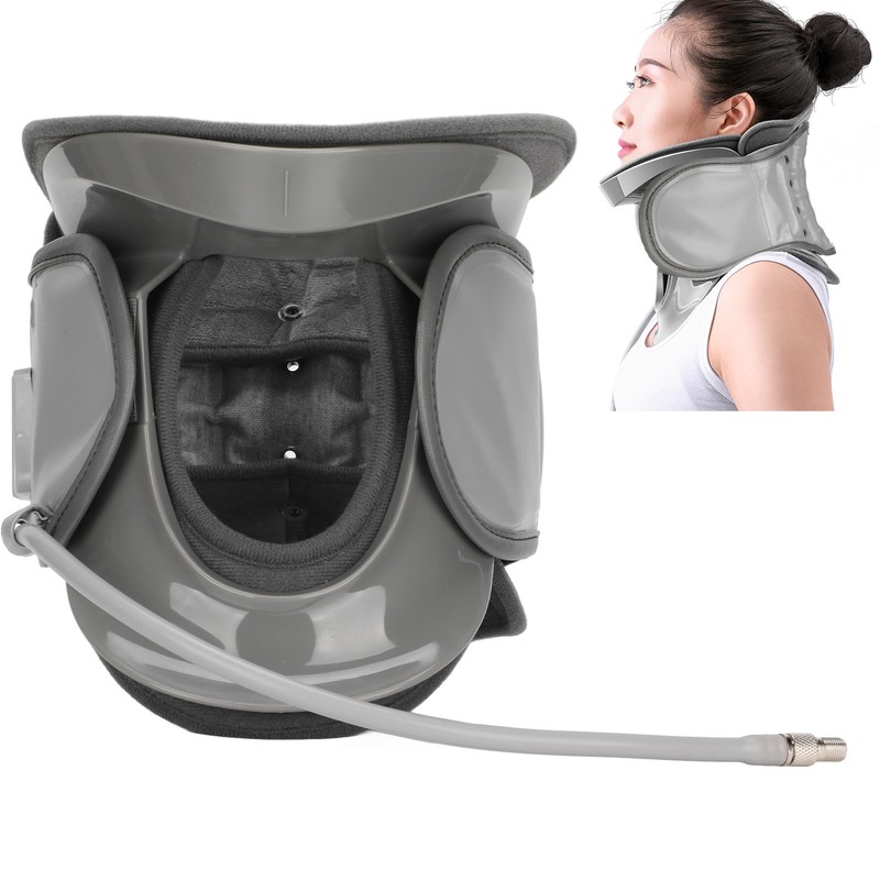 Inflatable Neck Support Traction Device Relieve Pain Cervical Stretching Correction