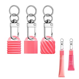 ERZHE Keychain Cap Compatible with Aquaphor lip and LANEIGE lip balm(ONLY Cap) (Berry)