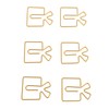 100PCS Funny Cute Paperclips Decorative Metal Small Journaling Paper Clamps