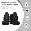 FIOQE Black Oxford Fabric Seat Protectors for Ford Ranger 1998