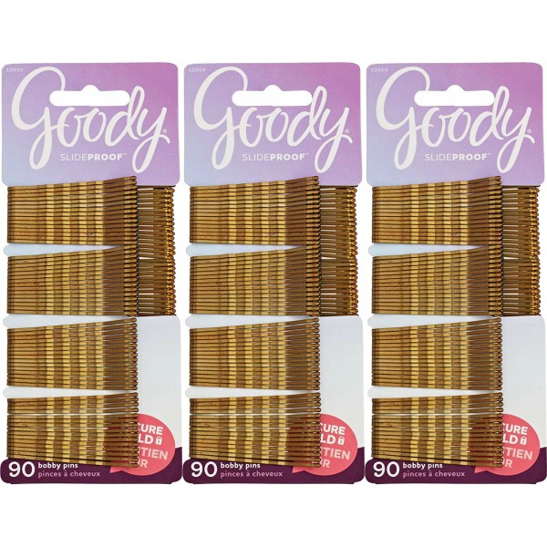 Goody Bobby Pins Blonde 10909 90 count 3 pack
