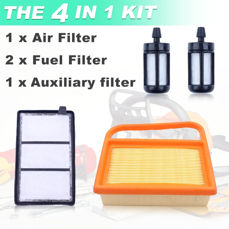 Air Filter Kit for Stihl TS410 TS420, ADEFOL Air Filter