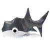 Shark Costume Hat. Handmade Twinkling Silver Shark costume Party Crazy