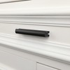 goldenwarm 10 Pack Adjustable Black Cabinet Handle,Matt Black Drawer Pulls