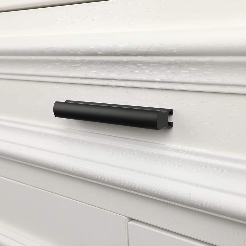goldenwarm 10 Pack Adjustable Black Cabinet Handle,Matt Black Drawer Pulls