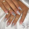 Bling Alloy Money Dollar Nail Charms 3D Silver Nail Charms
