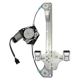 TRQ Rear Left Power Window Regulator & Motor Assembly Drivers Side Compatible with 2006-2012 Ford Fusion 2007-2012 Lincoln MKZ 2006 Zephyr 2006-2011 Mercury Milan FO1550131