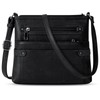 NEWHEY Bolsa Crossbody Mujer,Bolsas de Mujer de Pu Impermeable, Bolsa