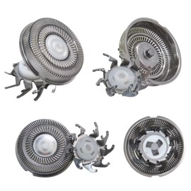 4 x Replacement Shaver Head Blade For Palm Face and Head ShaverCompatible with Skull Shavers for Pitbull Platinum Pro Shaver Blades by lovckza