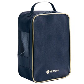 Actreve Shoe Bag, Shoe Case, Shoe Bag, Shoe Holder, Shoe Holder, Small Items, Baseball, Soccer, Golf Case, Mesh, Recommended for up to 11.0 inches (28.0 cm), yellow