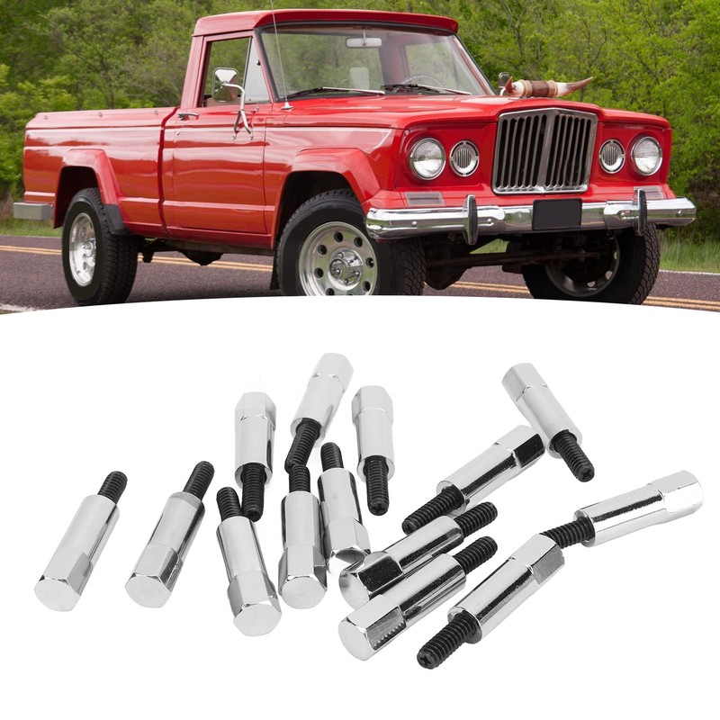 14Pcs Engine Valve Cover Bolt 7283 Electroplated 1/4in‑20 Valve Cover