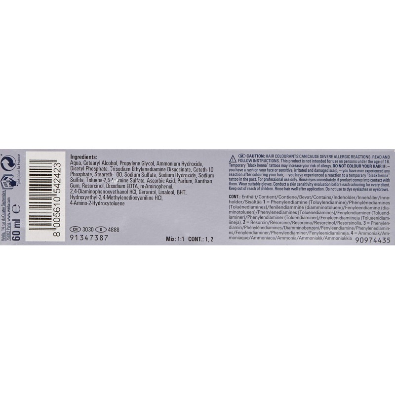 Wella Illumina Color 7/81 2 oz