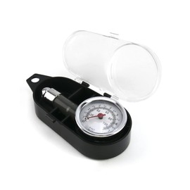 QWORK® Type Pressure Gauge, Air Pressure Tester, 0-100Psi, for Car, Bike and Motorcycle