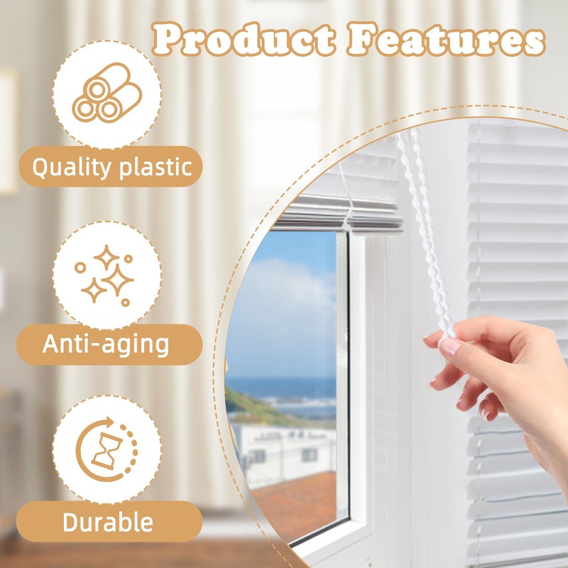 TPTGIAR Vertical Blinds Repair Parts Kit, Plastic Vertical Blind Slats,