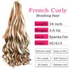 French Curly Braiding Hair 24 Inch 8 Packs - Pre