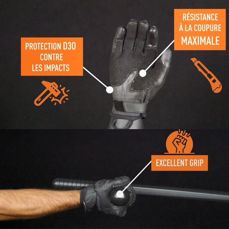 ROSTAING OPSB+ Tactical Gloves - 1 Pair Reinforced Tactical Gloves