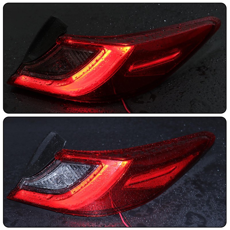 Silscvtt RH Outer Tail Light Assembly Replacement for Toyota Camry