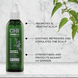 Chi Powerplus Revitalize Vitamin Hair and Scalp Treatment for Unisex, 3.5 Oz