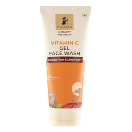 Pilgrim Vitamin C Gel Face Wash | Gentle Daily Cleanser with Kakadu Plum & Lime Pearl | Exfoliates, Unclogs Pores & Removes Impurities | Controls Oil & Reduces Blemishes | 3.38 Fl Oz (100ml)