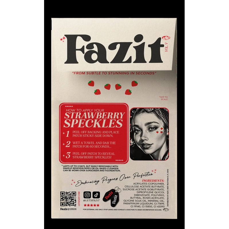 Fazit Make Up Patches Strawberry Speckles