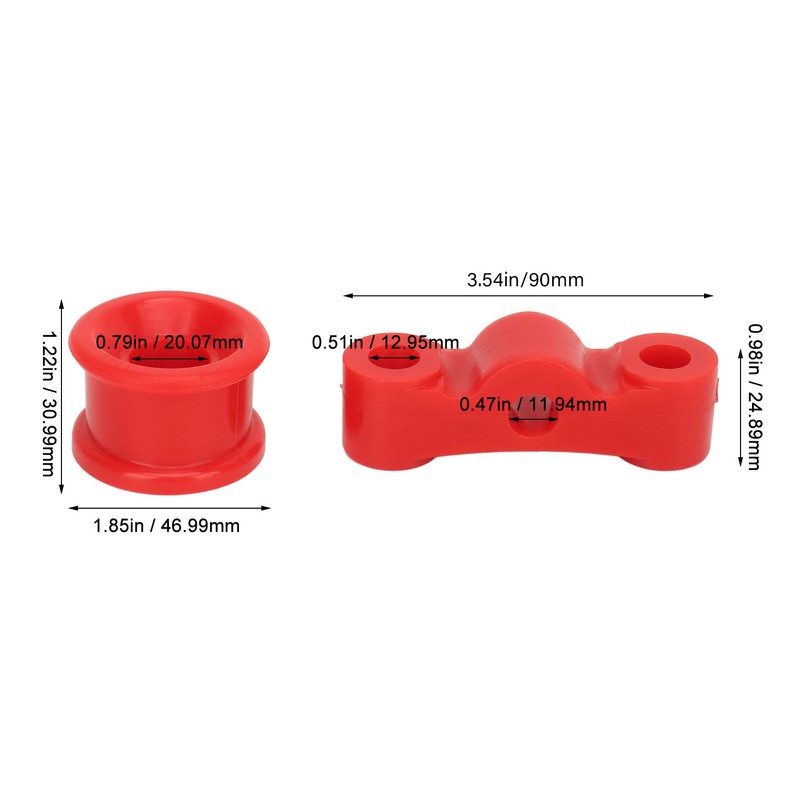 Shift Linkage Bushings Kit Metal Rubber Improve Driving Performance for