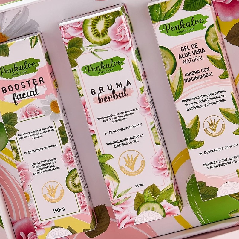 Facial Kit Burma Herb + Aloe Vera Gel Booster Brush