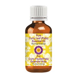 Deve Herbes Pure Curry Leaf (Patta) Essential Oil 10ml (0.33 oz)