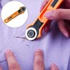 Kovcfon 28mm Fabric Cutter Leather Rotary Cutters Plastic Handle Wheel