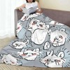 Chiikawa Blanket, Flannel Soft Fluffy Blanket, Single, Dust Mite Resistant,