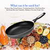 Alpine Cuisine Fry Pan Aluminum 3pc Nonstick Coating, High-Quality Frying