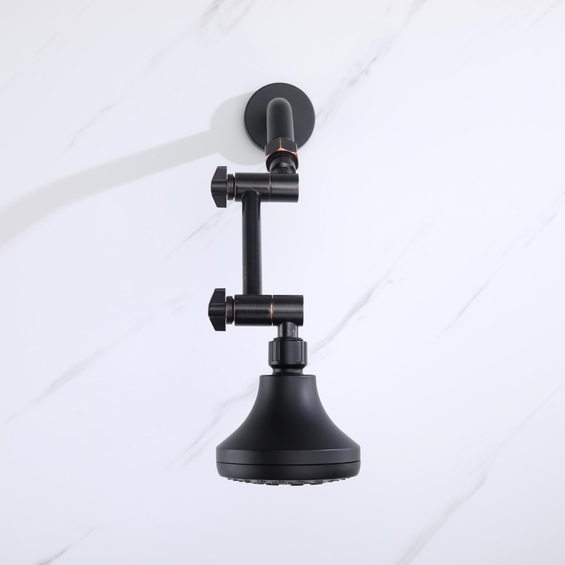 Senhozi Oil Rubbed Bronze Shower Head Extension Arm 4 Inch,