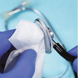 Molicare Bacillol Tissues: Alkoholische Schnell-Desinfektionstücher in praktischer Spenderdose, 100 Tücher